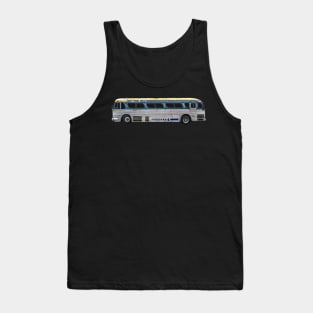 Grungy Old Isolated Bus Tank Top